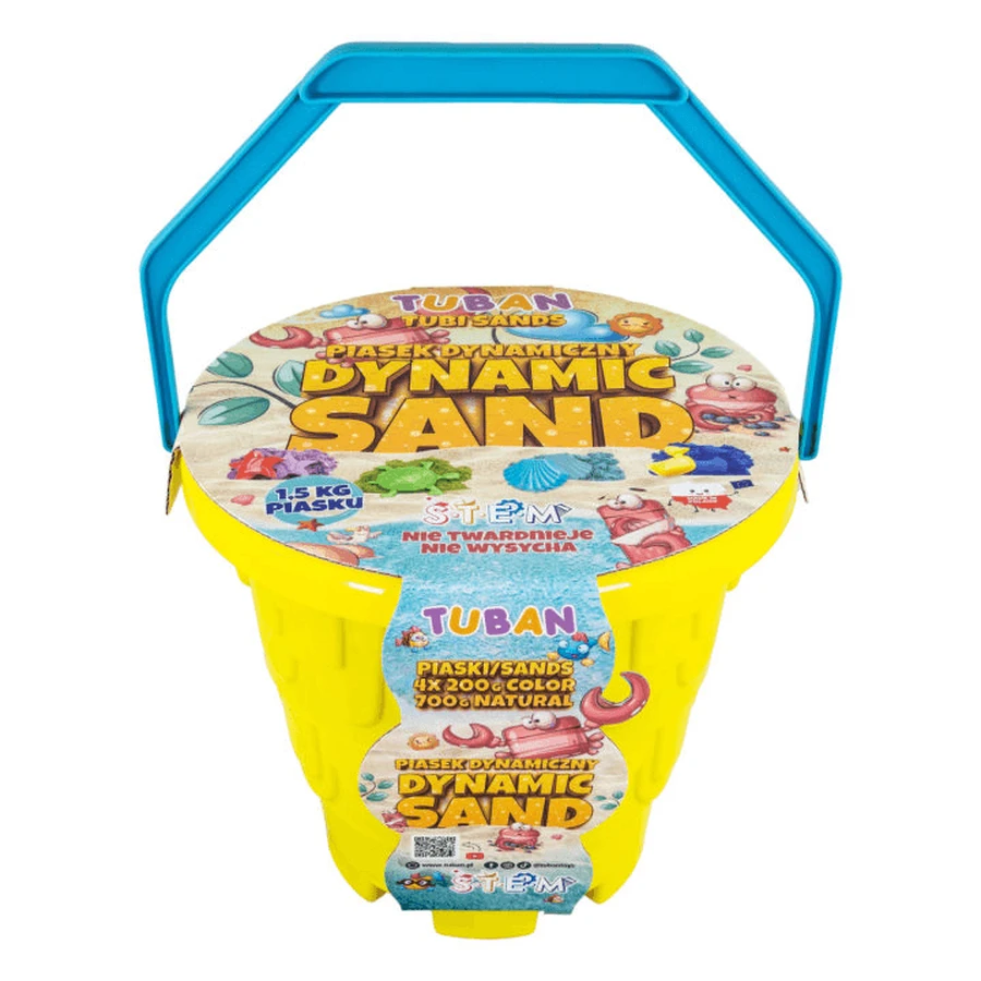 Sensory Sand Set 5 Farben mit Zubehör - Strand