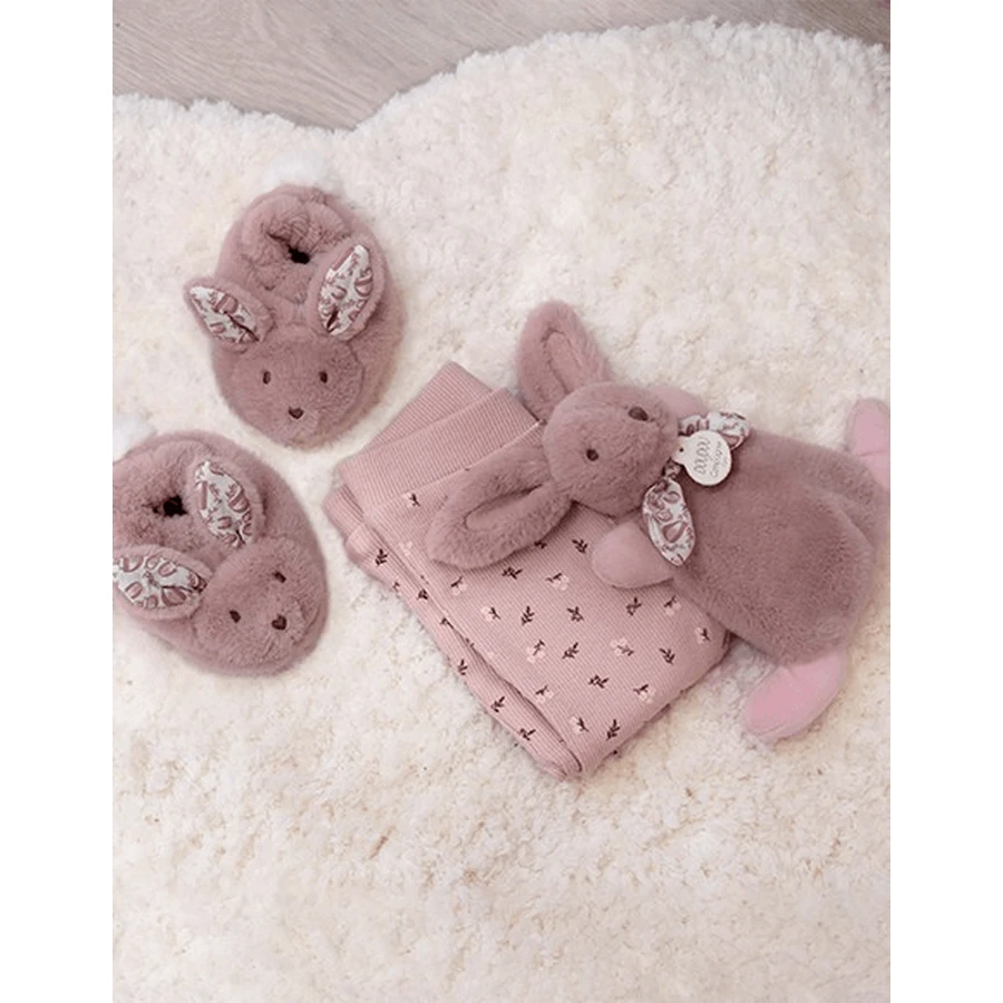 Bunny Bunny Doudou® - Rosa Teddybunny und Plüschtier-Set
