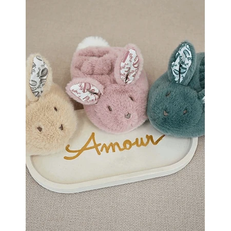 Bunny Bunny Doudou® - Rosa Teddybunny und Plüschtier-Set