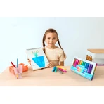Metaliczne kredki akwarelowe Rainbow Sparkle z brokatem - zestaw 12 sztuk: ceny i cechy