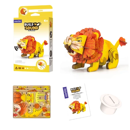 3D Sound Puzzle - León, Build 'n' Sound