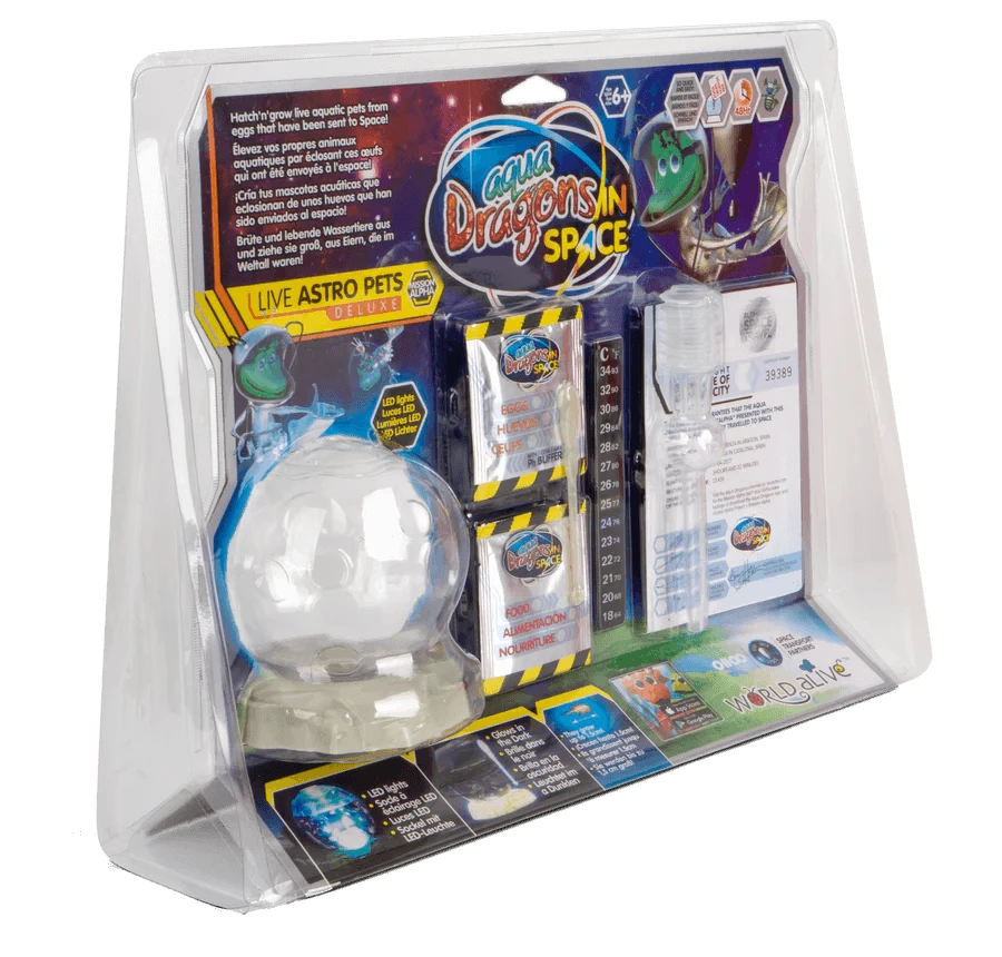 STEM Educational Set - AQUA DRAGONS® - Lebensraum Unterwasserwelt - Deluxe Asteroid Aquarium mit LED