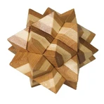 Jeu de logique IQ bambou en bois Etoile