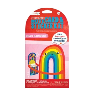 Set de carduri pentru notițe și abtibilduri - Curcubee, Tiny Tadas!
