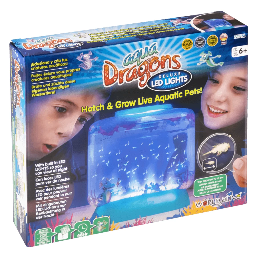 STEM Education Set - AQUA DRAGONS® Habitat Unterwasserwelt - Deluxe LED Aquarium