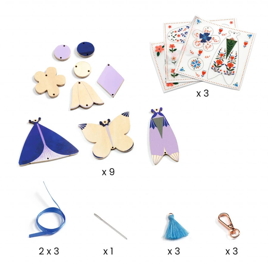 Set DIY Djeco, Porte-clés et accessoires