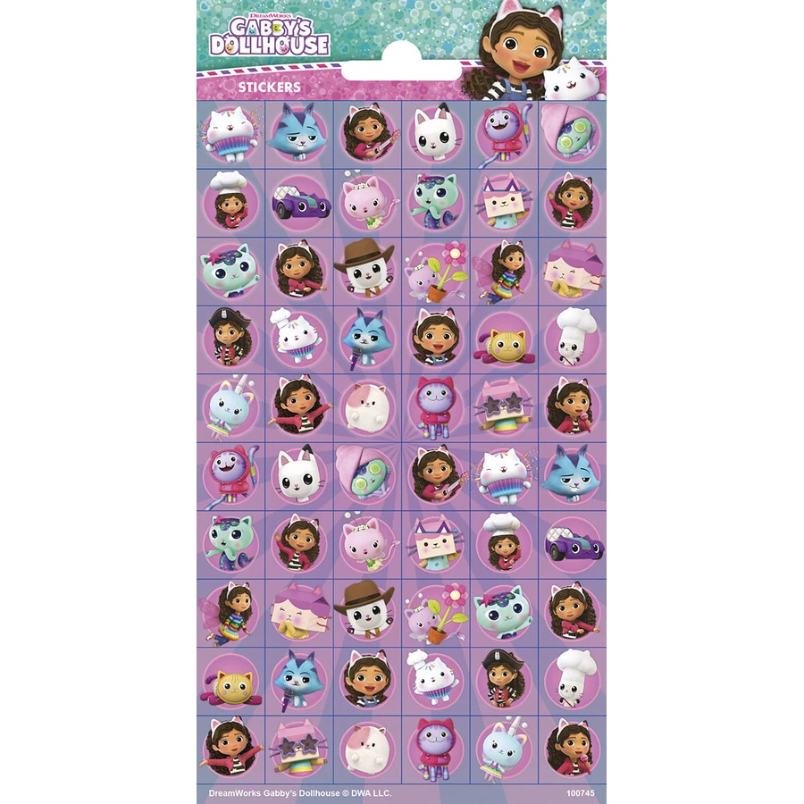 Set abtibilduri Gabby's Dollhouse
