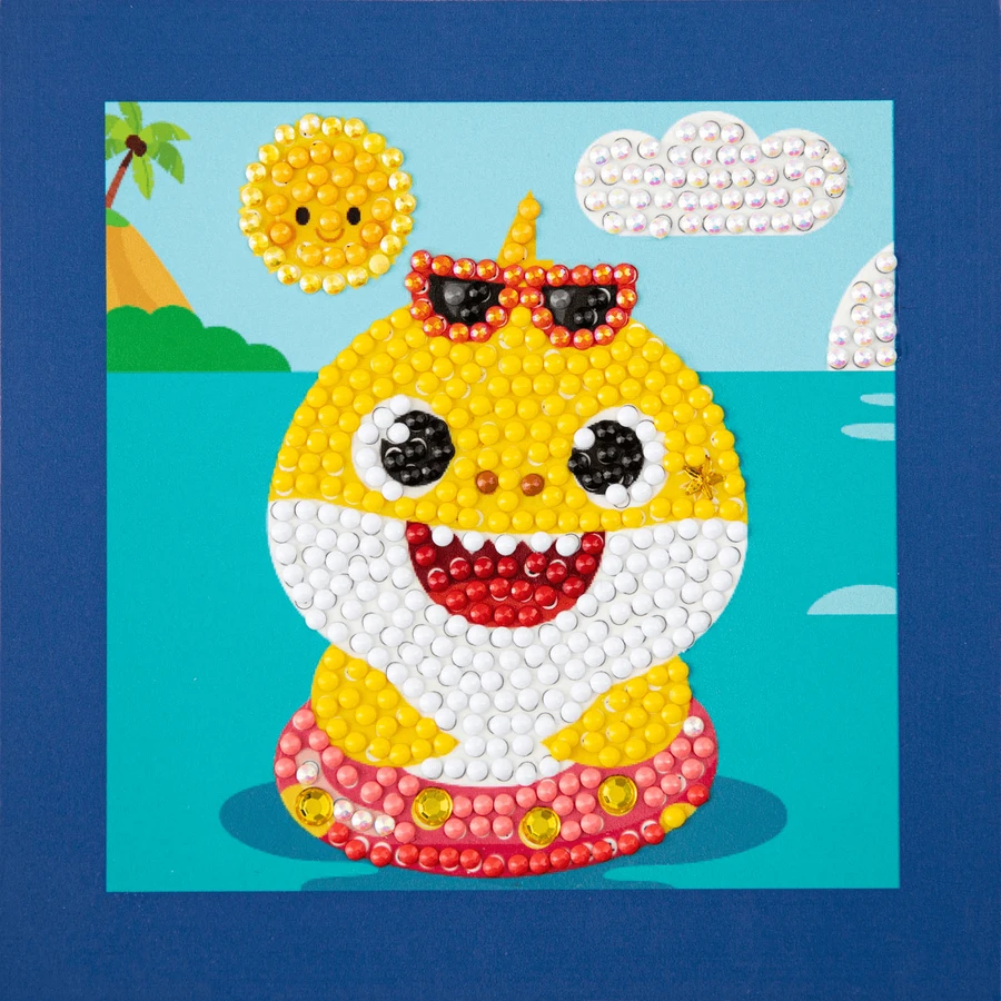 Kreatives Diamant-Malset - Baby-Hai