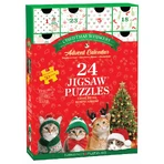 Calendario dell'Avvento Gatti, 24 puzzle, 50 pezzi