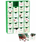 Calendario dell'Avvento Gatti, 24 puzzle, 50 pezzi