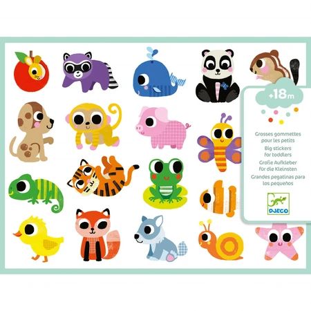 Aufkleber Baby Tiere, Djeco