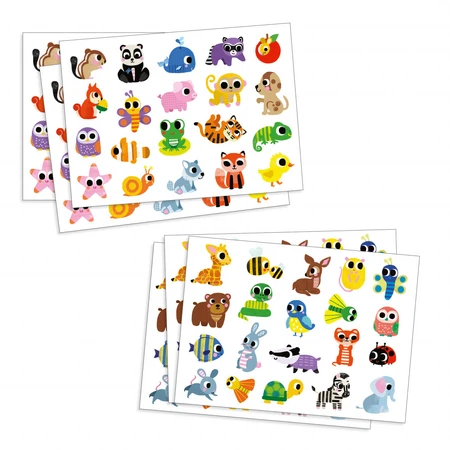 Aufkleber Baby Tiere, Djeco
