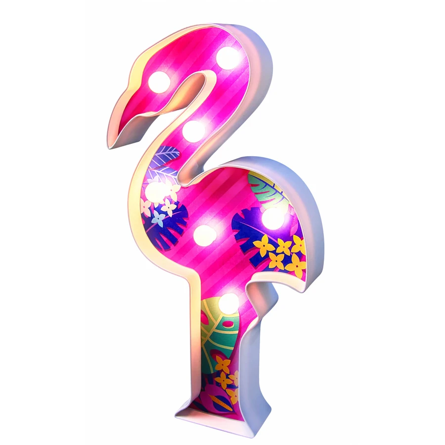 Set creativ DIY - Lumină pentru cameră Flamingo