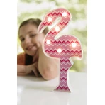 Set creativ DIY - Lumină pentru cameră Flamingo