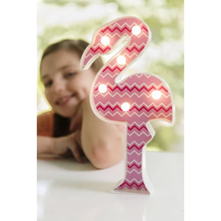 Set creativ DIY - Lumină pentru cameră Flamingo