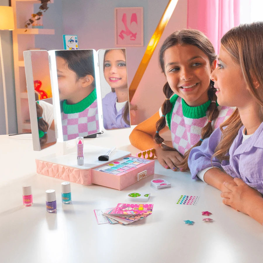 Interaktives Schminkstudio mit sprechendem Spiegel - Pink it Smart Vanity