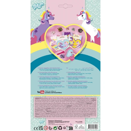Set creativ DIY cu diamante - unicorni cu slipici