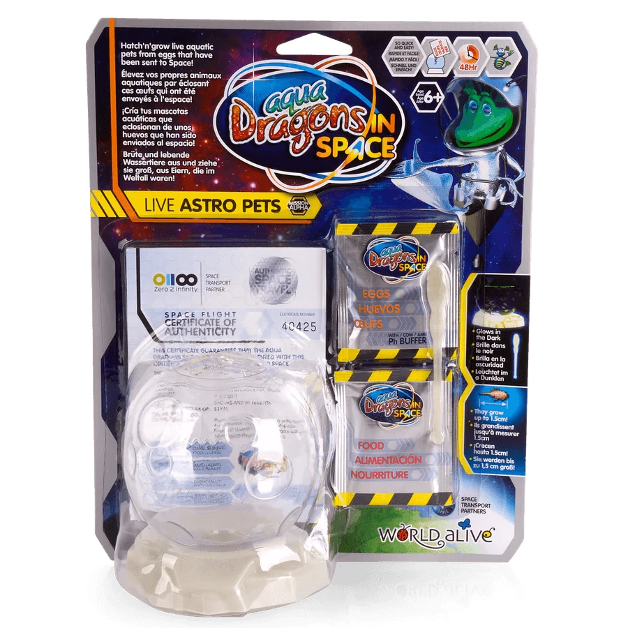 Set educativ STEM - AQUA DRAGONS® - Habitat Lumea subacvatica - acvariu asteroid