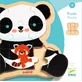 Puzzle de madera Oso Panda, Djeco