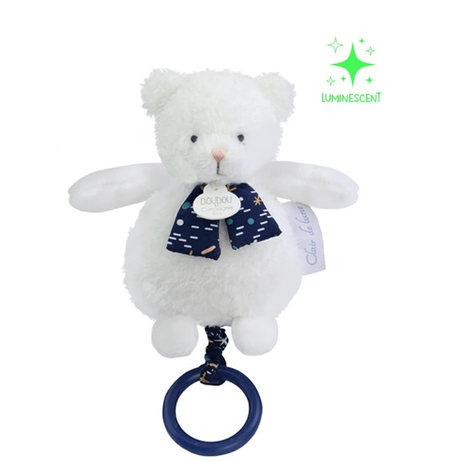 Doudou® Moonlight Moonlight Musical Teddy Bear, 17 cm