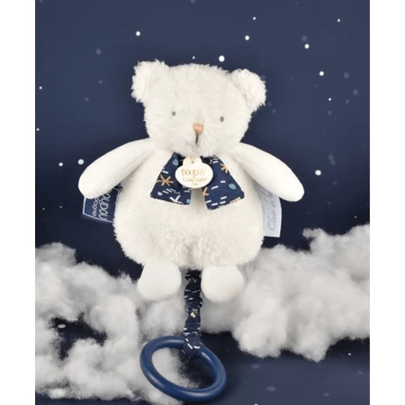 Doudou® Moonlight Moonlight Musical Teddy Bear, 17 cm