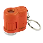 Tragbares Mikroskop mit Schlüsselring, 20fache Vergrößerung, MicroMini, Orange