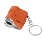 Tragbares Mikroskop mit Schlüsselring, 20fache Vergrößerung, MicroMini, Orange