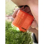 Tragbares Mikroskop mit Schlüsselring, 20fache Vergrößerung, MicroMini, Orange