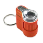 Tragbares Mikroskop mit Schlüsselring, 20fache Vergrößerung, MicroMini, Orange