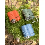 Tragbares Mikroskop mit Schlüsselring, 20fache Vergrößerung, MicroMini, Orange