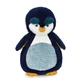 Peluche morbido - Pinguino, 28 cm, blu