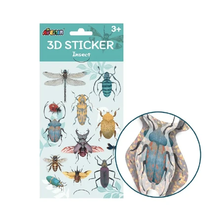 Abtibilduri 3D - Insecte, colectia Creatii Naturale