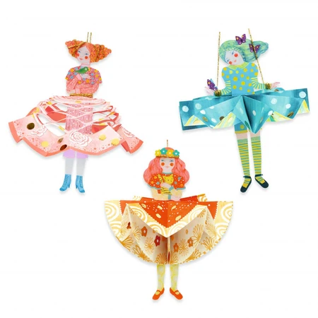 Creatieve workshop Papieren jurken, Djeco
