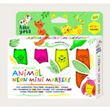 Set 4 Mini Markere Neon – Animale