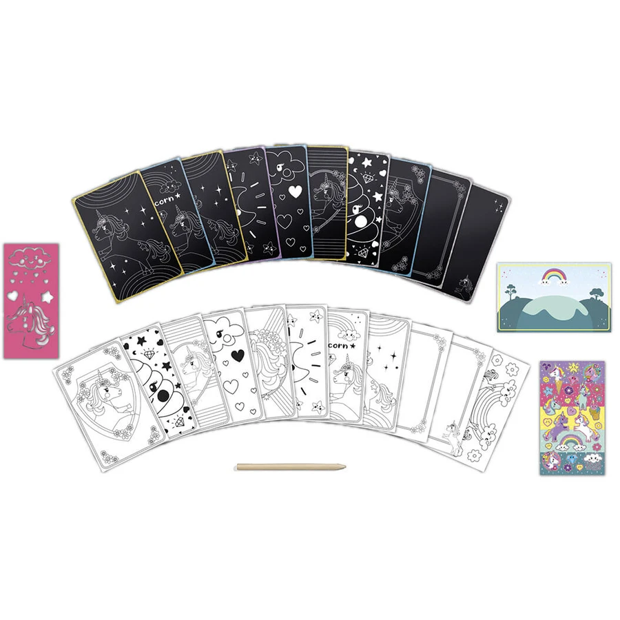 Set de rasage et de coloriage de licornes créatives