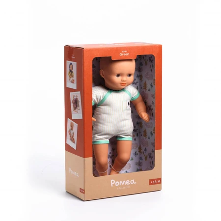 Baby met groene onesie, Djeco