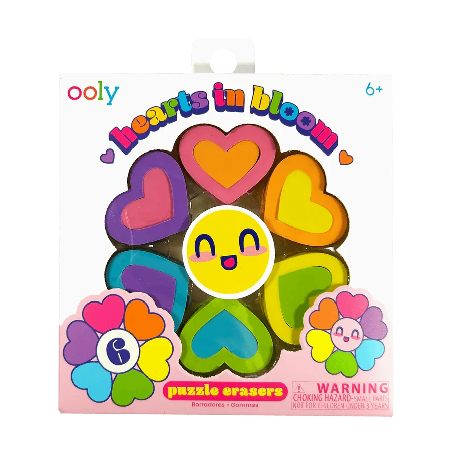 Cuori in fiore - set di 6, Cuori in fiore