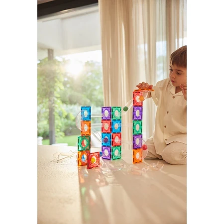 Juego Magnético Circuito de Bolas Compact 60 Piezas, Cleverclixx