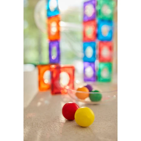 Juego Magnético Circuito de Bolas Compact 60 Piezas, Cleverclixx