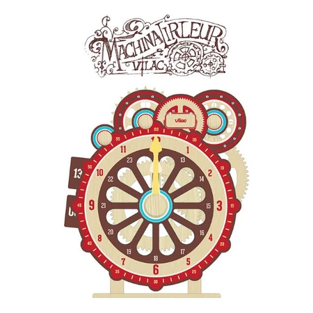 Educational wooden clock for children - Digital display and needle dial - Vilac