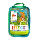 Kit portabil de activități și colorat - Dinozauri Roboti - Let's Go! Robo Dinos