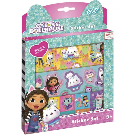 Juego de pegatinas Gabby's Dollhouse