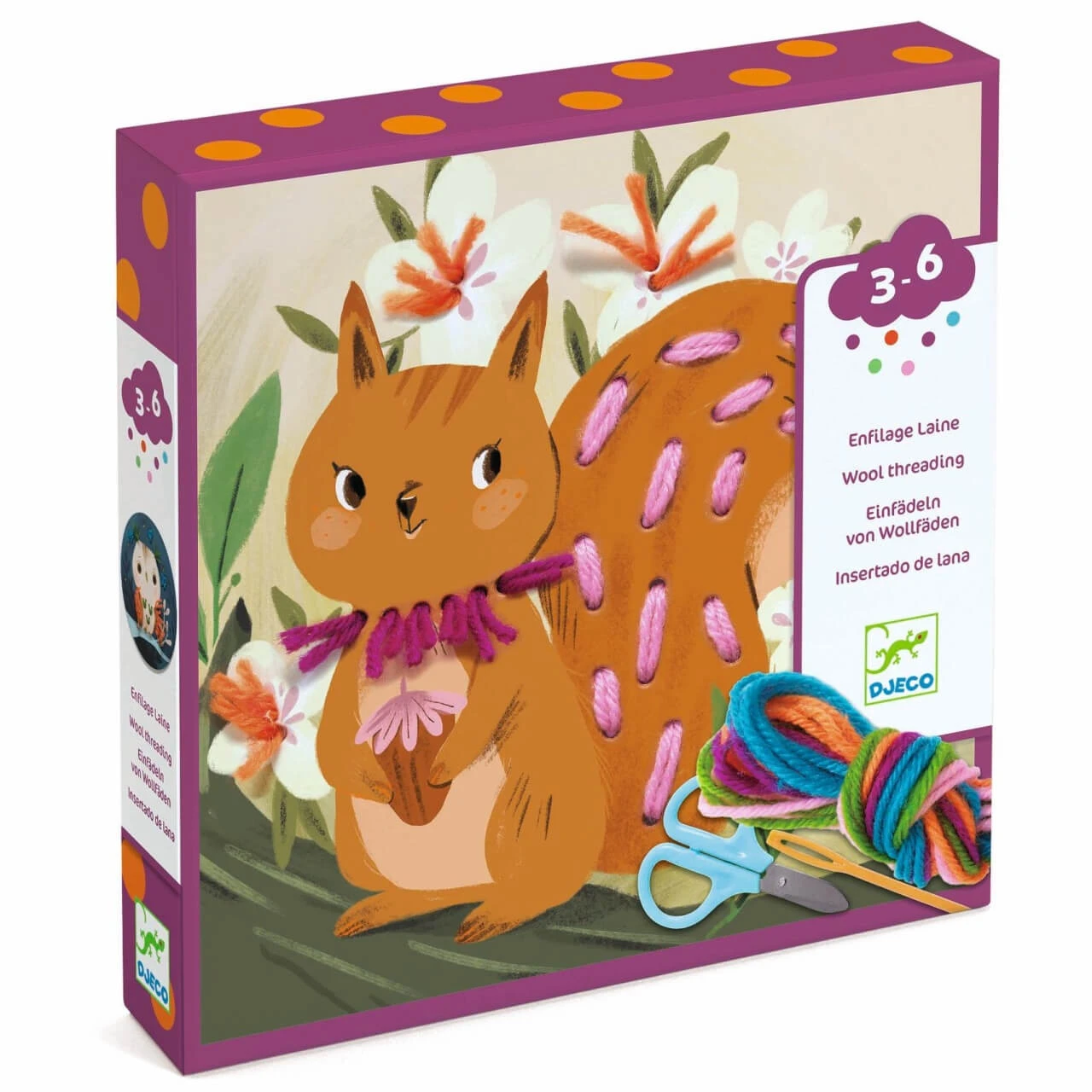 Kreatives Spiel Einführung in die Stickerei, Djeco