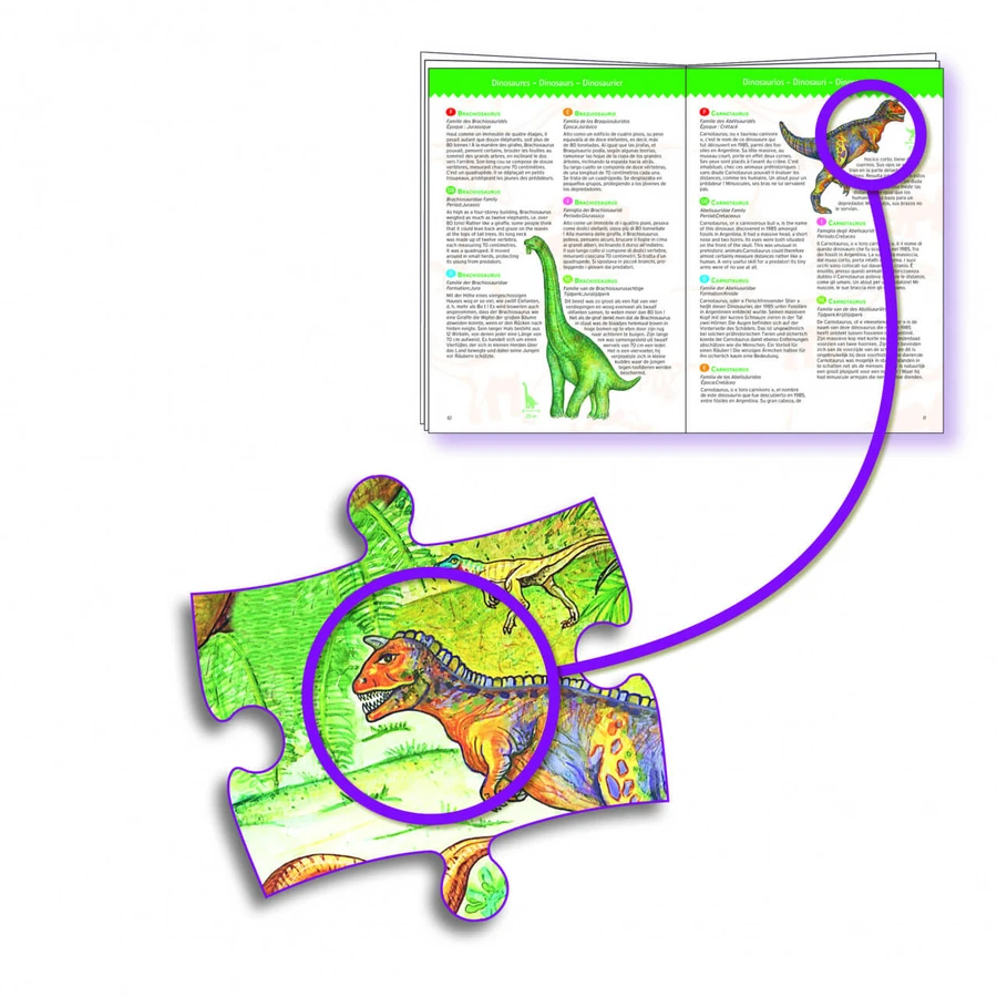 Puzzle d'observation Djeco Dinosaures
