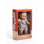 Baby met gestreepte kleren Djeco
