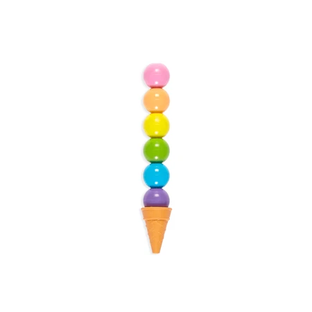 Kredki Rainbow Scoops i gumka zapachowa: ceny i cechy