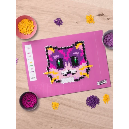 Puzzle pe numere Plus-Plus, 500 piese, Pisicuta