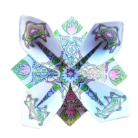 Origami Mandala da colorare Mandala, Fridolin