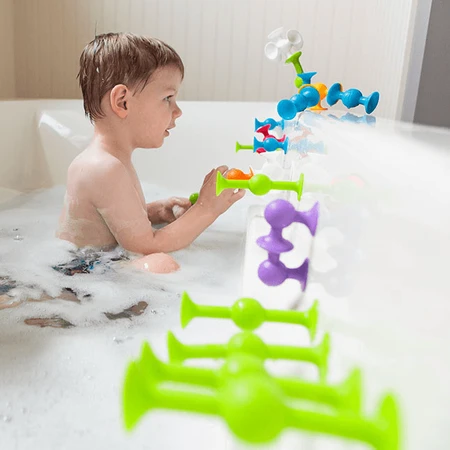 Squigz Starter – Set de construcție cu 22 de piese cu ventuze