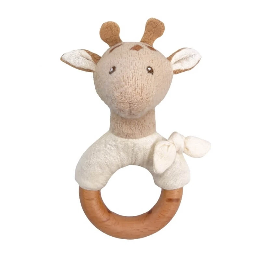 Grzechotka drewniana Żyrafa Leoni, Egmont Toys: ceny i cechy